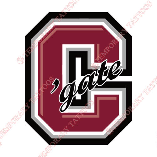 Colgate Raiders Customize Temporary Tattoos Stickers NO.4162